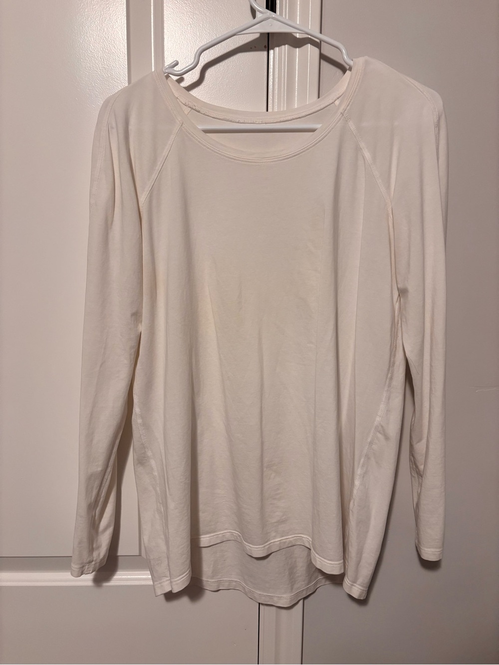 lululemon athletica Long-Sleeve Crewneck Tee in white